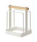 Stojak na deski do krojenia - Stal + Drewno