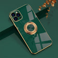 Etui na iPhone z metalowym pierścieniem stojącym