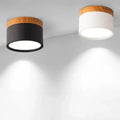 Alante - Nordic Wood Style Surface Mounted Round Ceiling Light