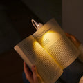 Mini Lampa Książkowa - Przenośna Lampa Clip-On z Ładowaniem USB, Przyciemniająca LED do Sypialni, Ochrona Oczu i Kemping - Lampa Książkowa z Obracanym Klipsem 360°