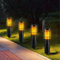 Lampy Solarne na Świeżym Powietrzu, z Tańczącym Płomieniem i Zmieniającymi się Kolorami RGB, LED Lampy Solarne do Ogrodu, Ścieżki, Trawnika - Wodoodporność IP65