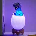 Lampa LED w kształcie jaja dinozaura zmieniająca kolory