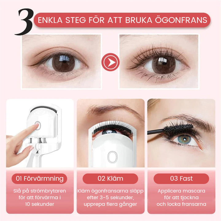 Nowo ulepszona elektryczna zalotka do rzęs