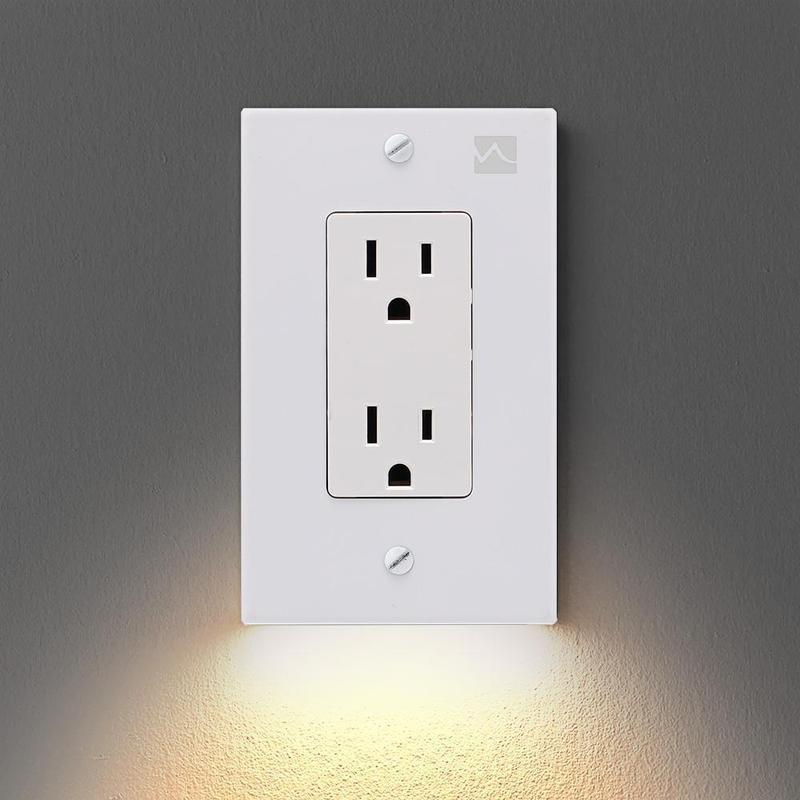 Gniazdo ścienne z podświetleniem LED