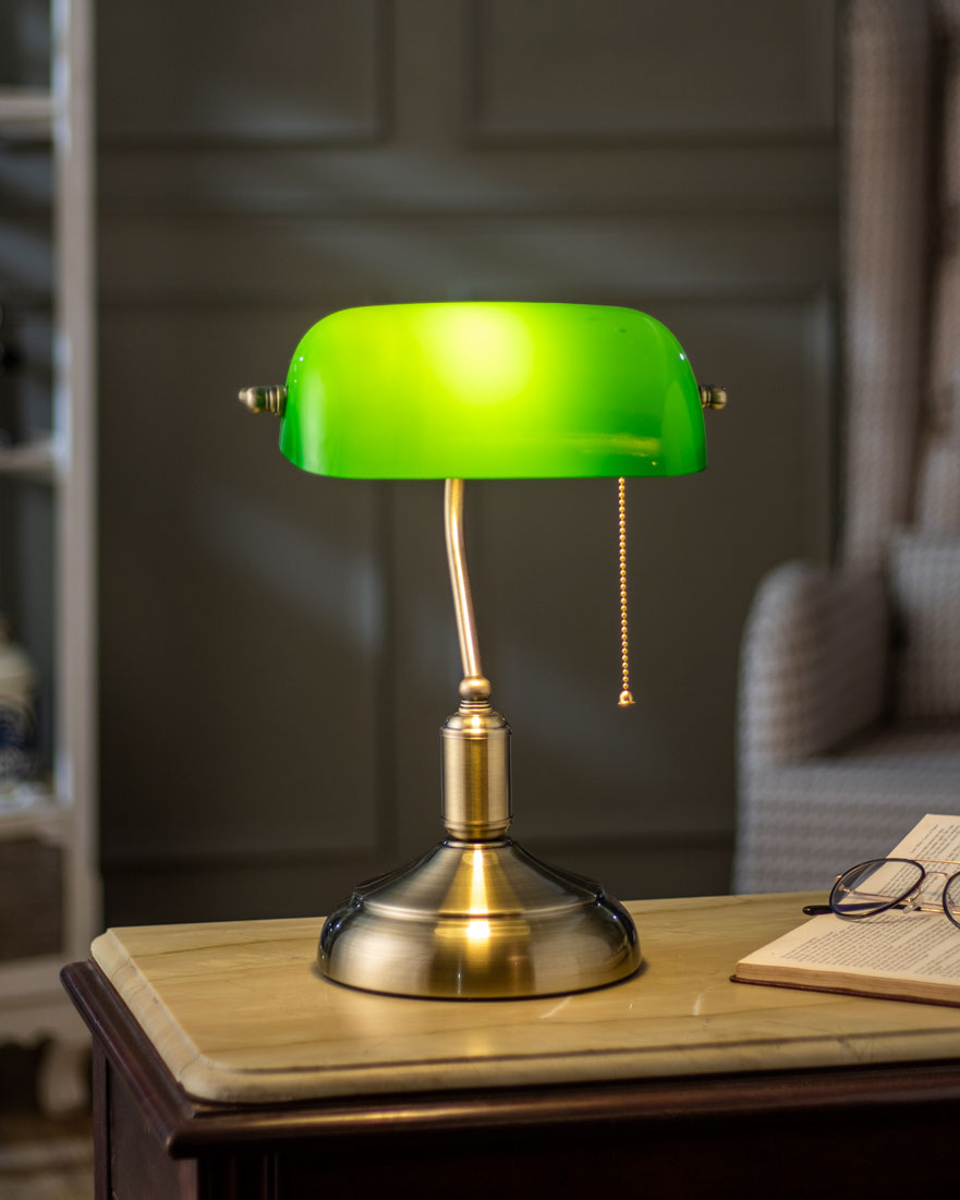 Klasyczna Lampa Bankierska
