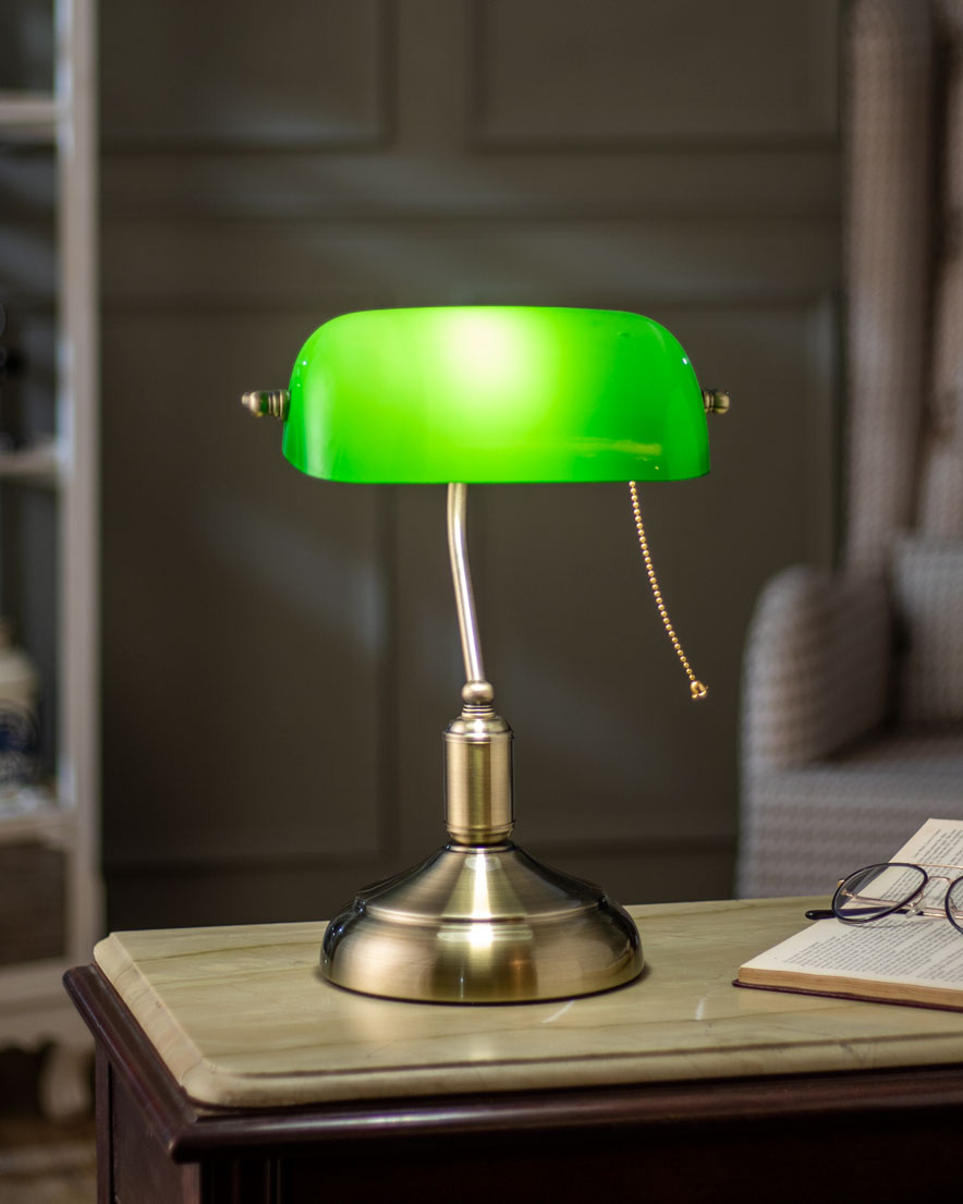 Klasyczna Lampa Bankierska