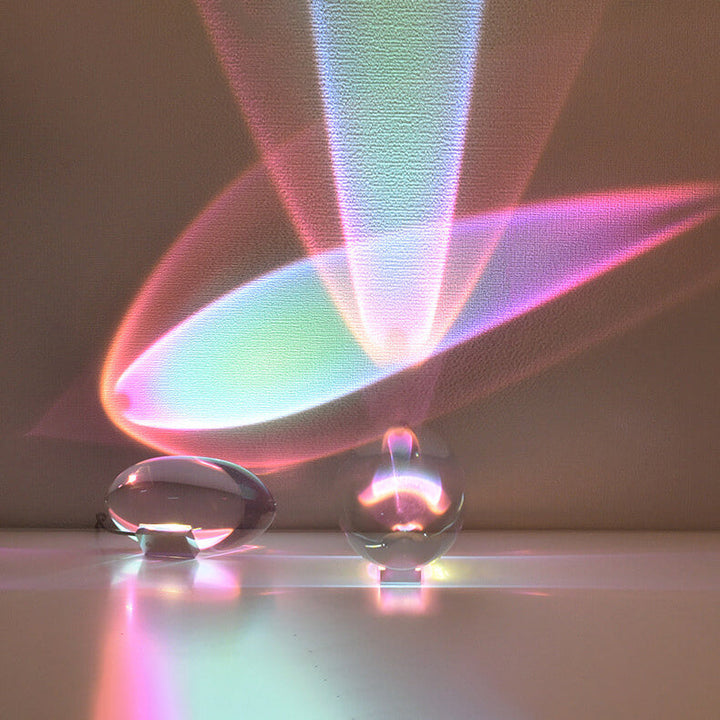 Kreatywna Lampa Stołowa LED z Projekcją Kryształowych Oczu Anioła