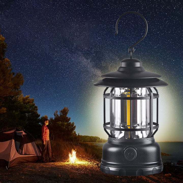 Współczesna Przemysłowa Przenośna Lampa Campingowa Z Ładowaniem USB Lampa Konna Do Użytku Zewnętrznego
