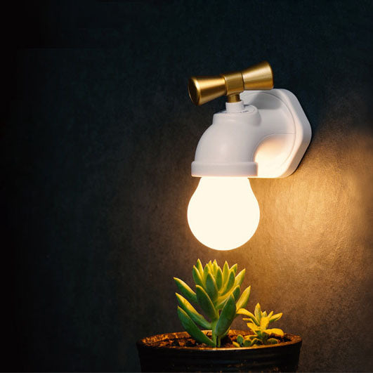 Nowoczesna kreatywna lampa ścienna LED ABS PC z nocnym światłem USB