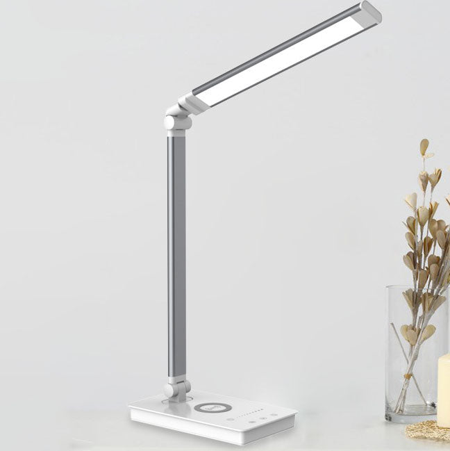 Minimalistyczna składana lampa biurkowa LED USB w kształcie kwadratu