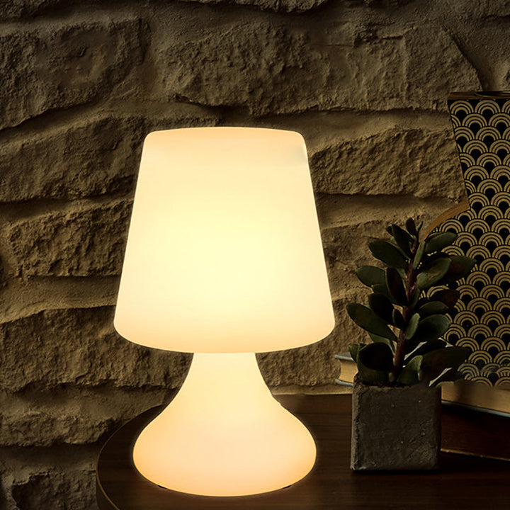 Nowoczesna minimalistyczna lampa stołowa LED w kształcie kubka PE z USB, nocna lampka do użytku na zewnątrz |