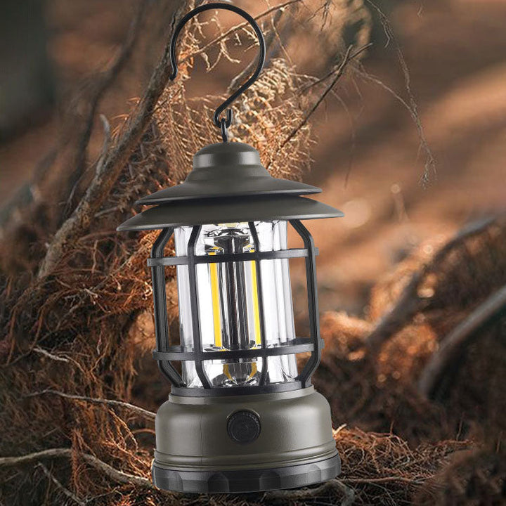 Współczesna Przemysłowa Przenośna Lampa Campingowa Z Ładowaniem USB Lampa Konna Do Użytku Zewnętrznego