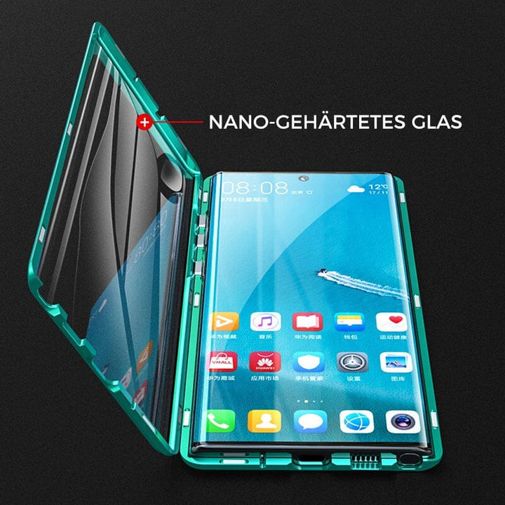 Samsung magnetyczny szklany etui podwójnie szklane