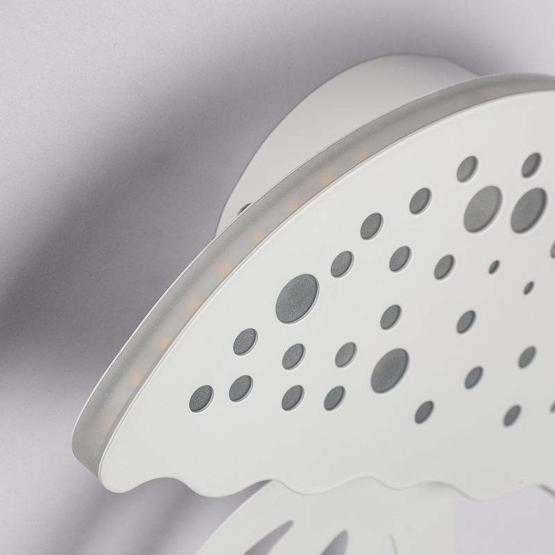 Nowoczesna kreatywna lampa ścienna LED w kształcie meduzy z jednym źródłem światła
