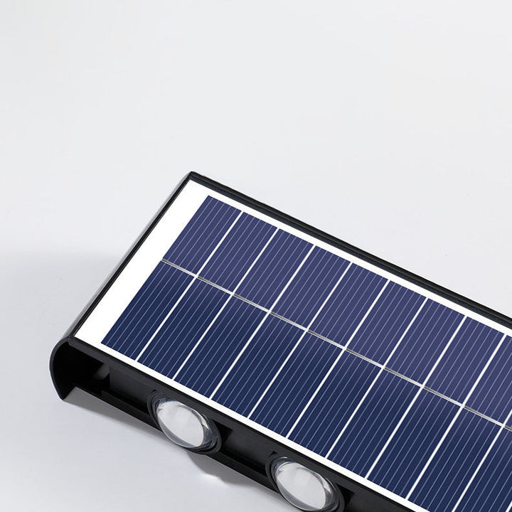 Nowoczesna Prostota Solarna Wodoodporna Prostokątna Lampa LED z ABS PMMA do Użytku Zewnętrznego