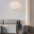 Nowoczesny Minimalistyczny Żelazny Pierścień Lampa Ścienna 1-Żarówkowa do Sypialni
