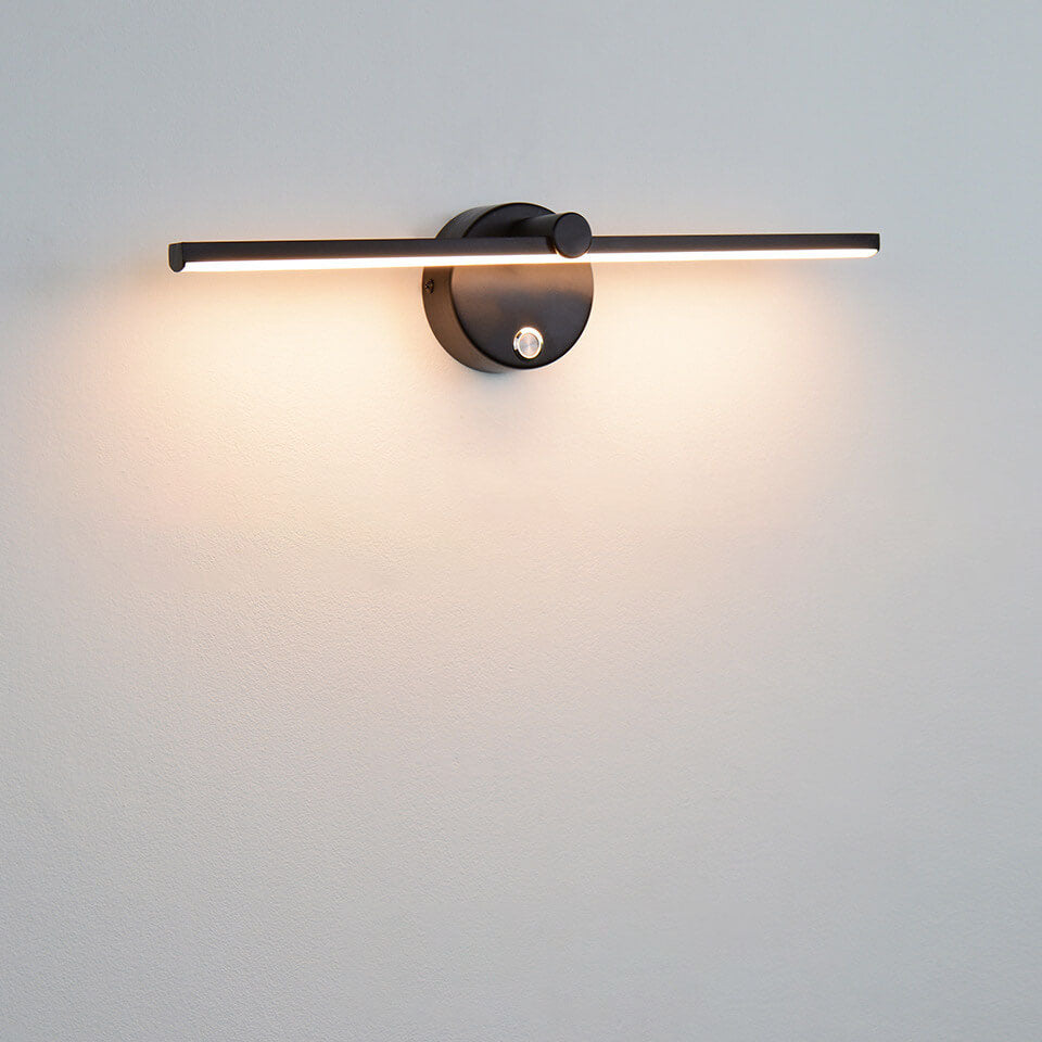 Nordycki Minimalistyczny Aluminiowy Długi Włącznik LED Lampa Lustro Ścienne