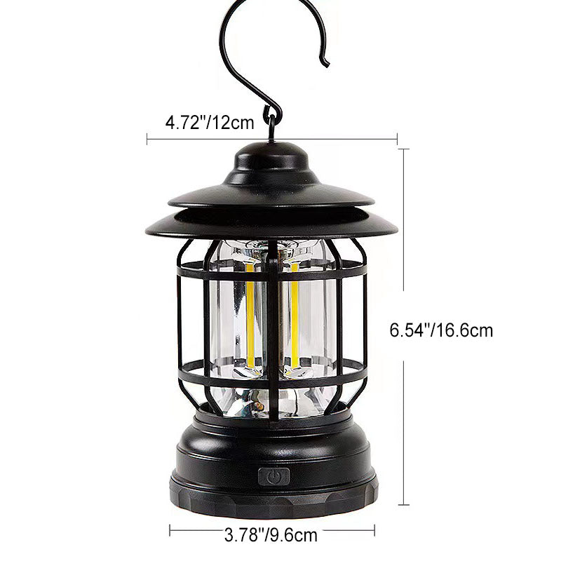 Współczesna Przemysłowa Przenośna Lampa Campingowa Z Ładowaniem USB Lampa Konna Do Użytku Zewnętrznego