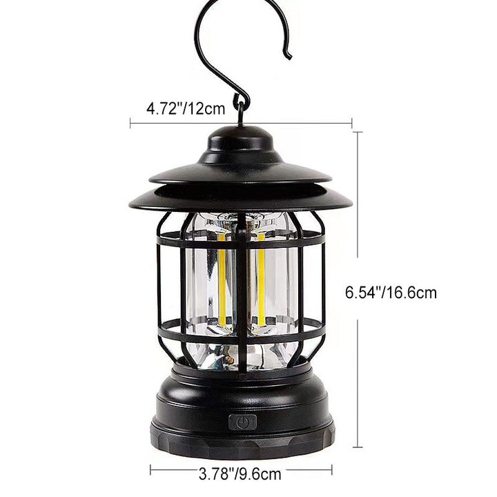 Współczesna Przemysłowa Przenośna Lampa Campingowa Z Ładowaniem USB Lampa Konna Do Użytku Zewnętrznego