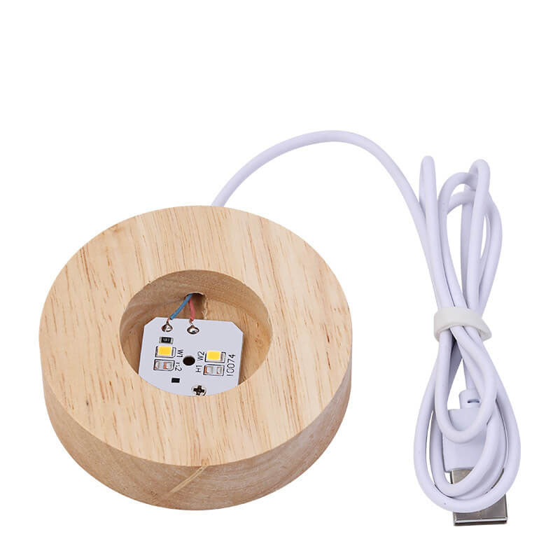 Kreatywna dekoracyjna gwiazda systemu kryształowa kula USB LED nocna lampka stołowa
