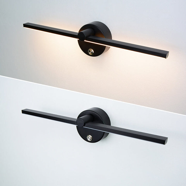 Nordycki Minimalistyczny Aluminiowy Długi Włącznik LED Lampa Lustro Ścienne