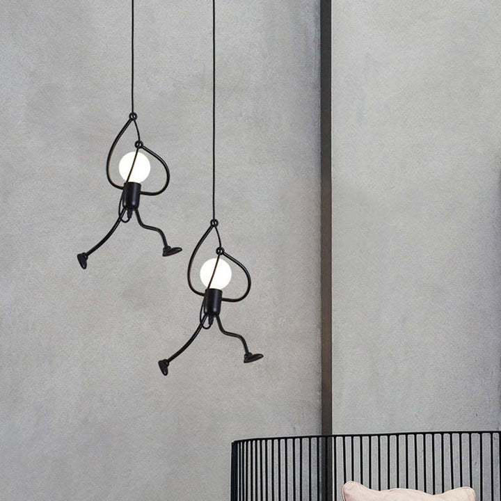 Retro Lampa Wisząca Iron Man