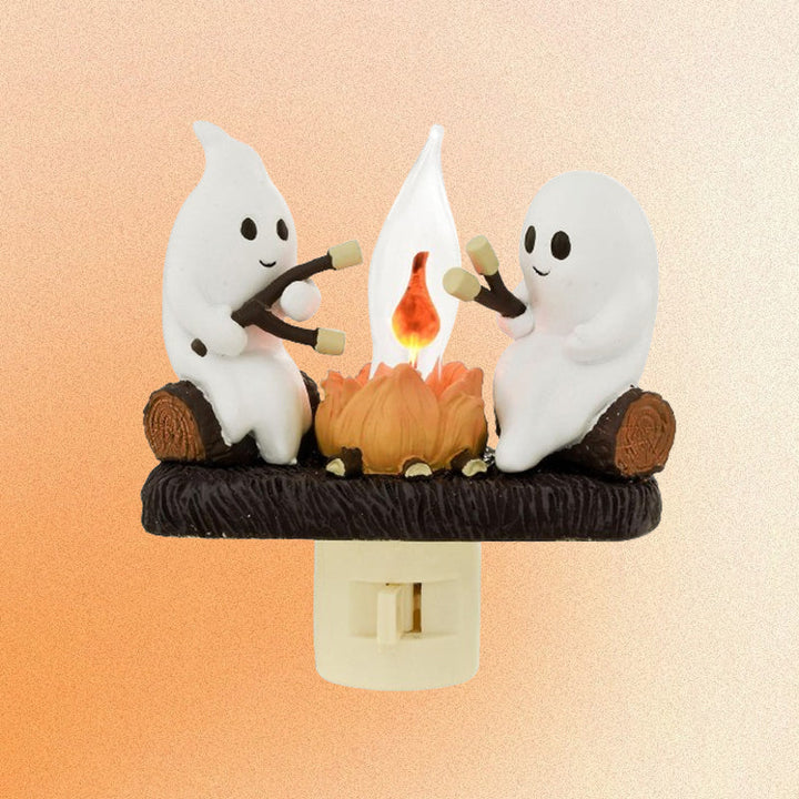 Ghost Bonfire Blinking Night Light