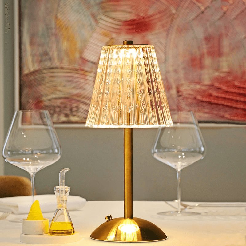 Lampa Stołowa AuraGlow - Ładowalna Lampa LED z Funkcją Przyciemniania