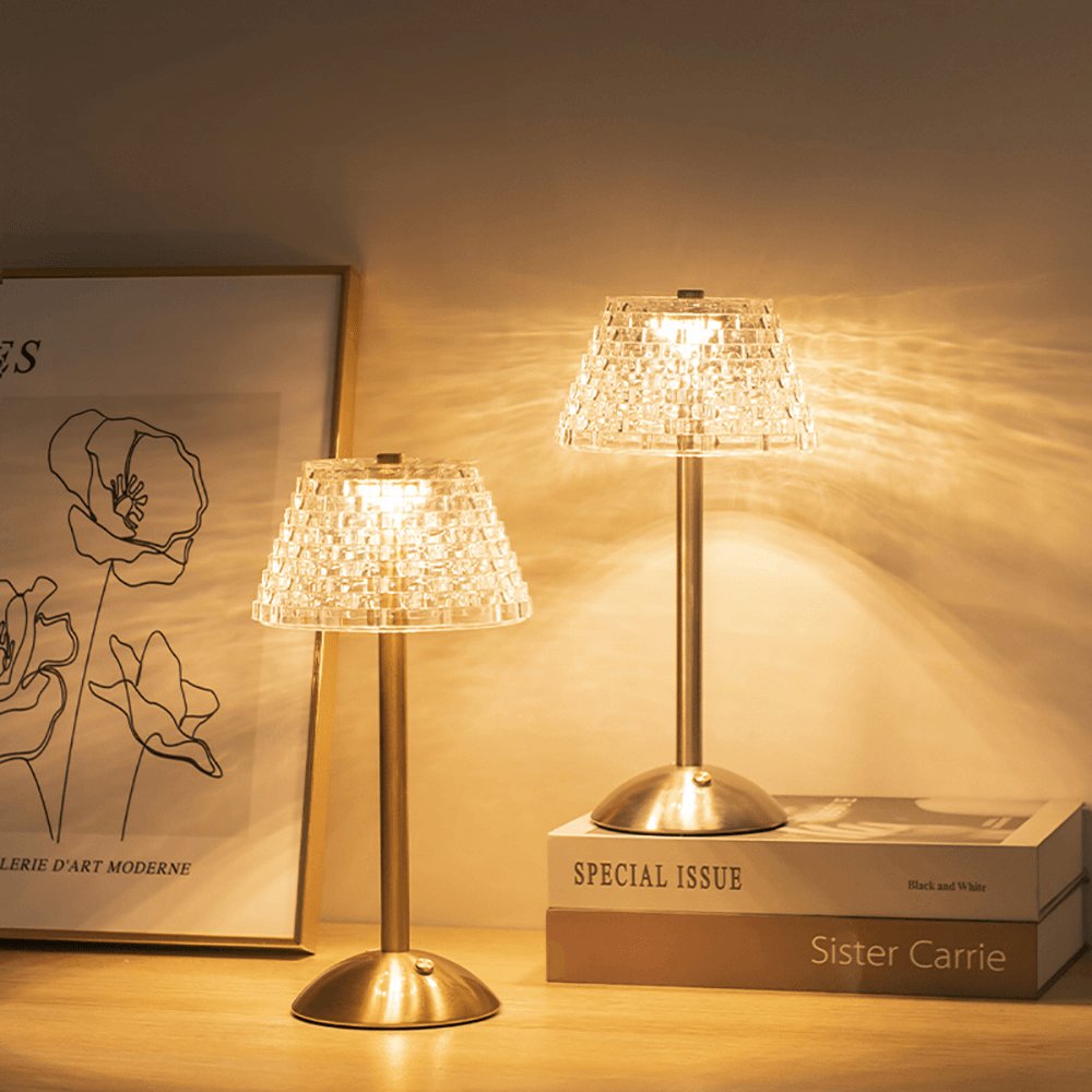 Lampa Stołowa AuraGlow - Ładowalna Lampa LED z Funkcją Przyciemniania