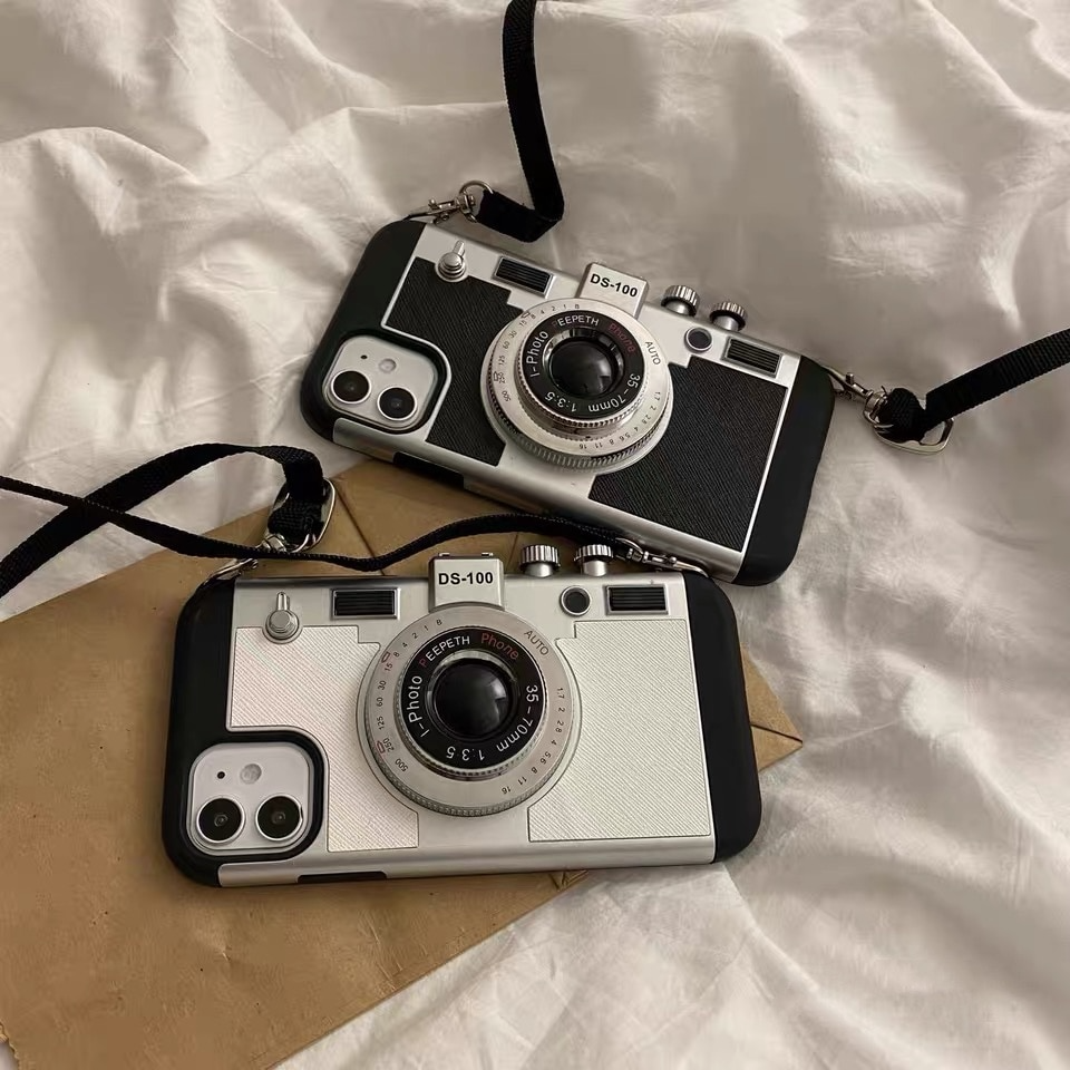 Etui na telefon 3D Retro Camera