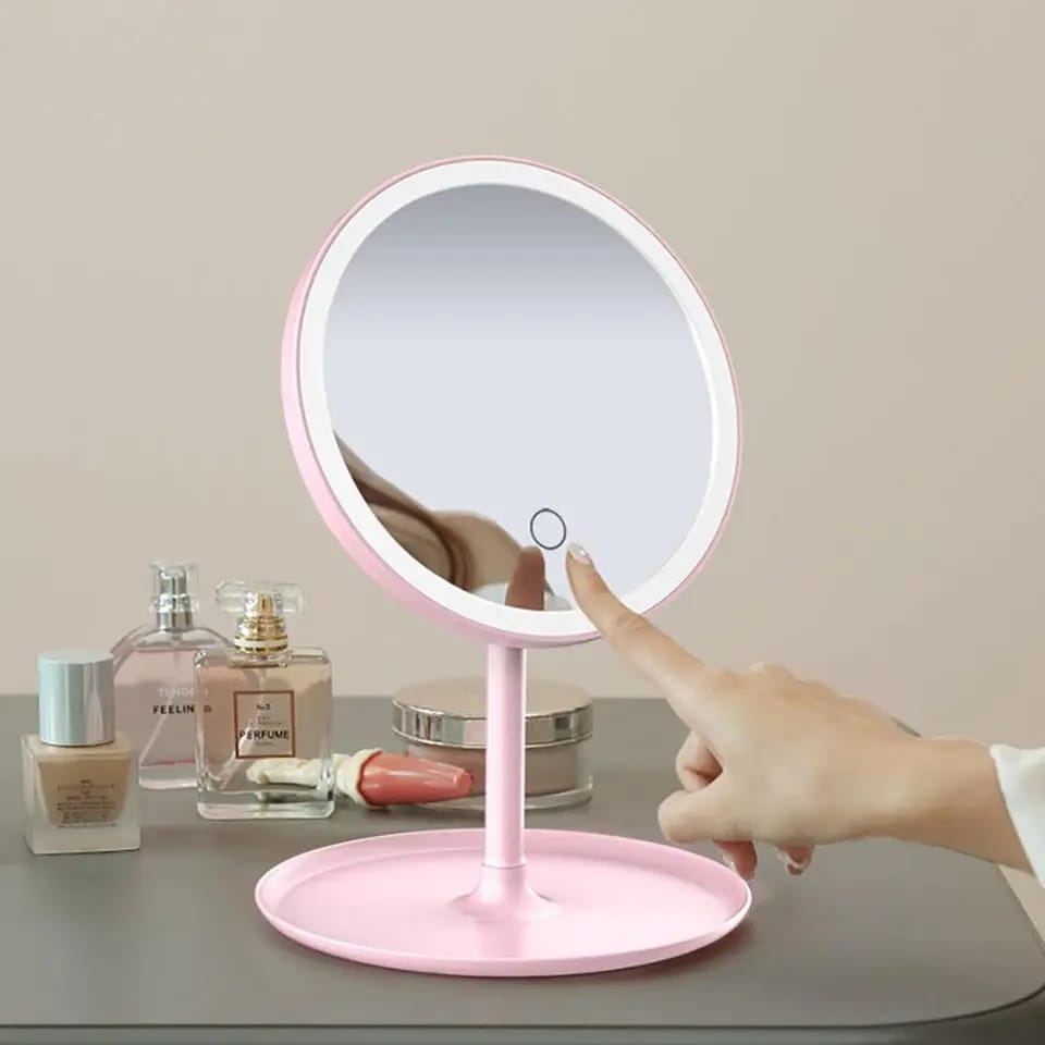 Lampa Ring Light z Lustrem do Makijażu i Uchwyt na Telefon