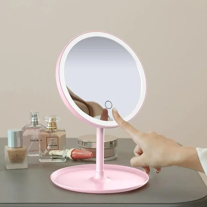 Lampa Ring Light z Lustrem do Makijażu i Uchwyt na Telefon