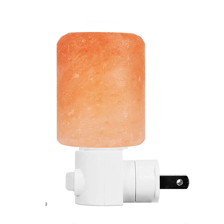 Naturalna lampa solna z kryształu himalajskiego | Lampa nocna na stolik