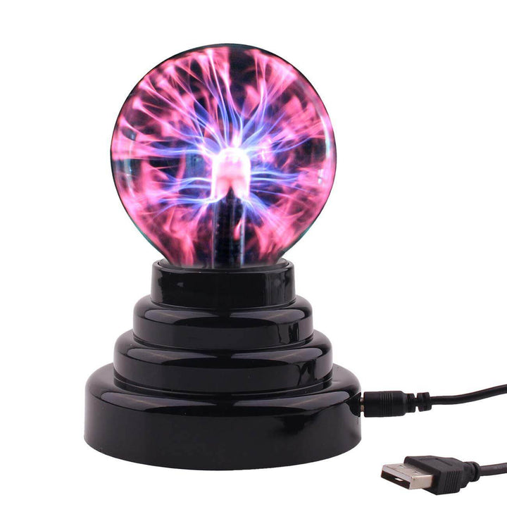 Magiczna elektrostatyczna kula jonowa lampa nocna z efektem błysku