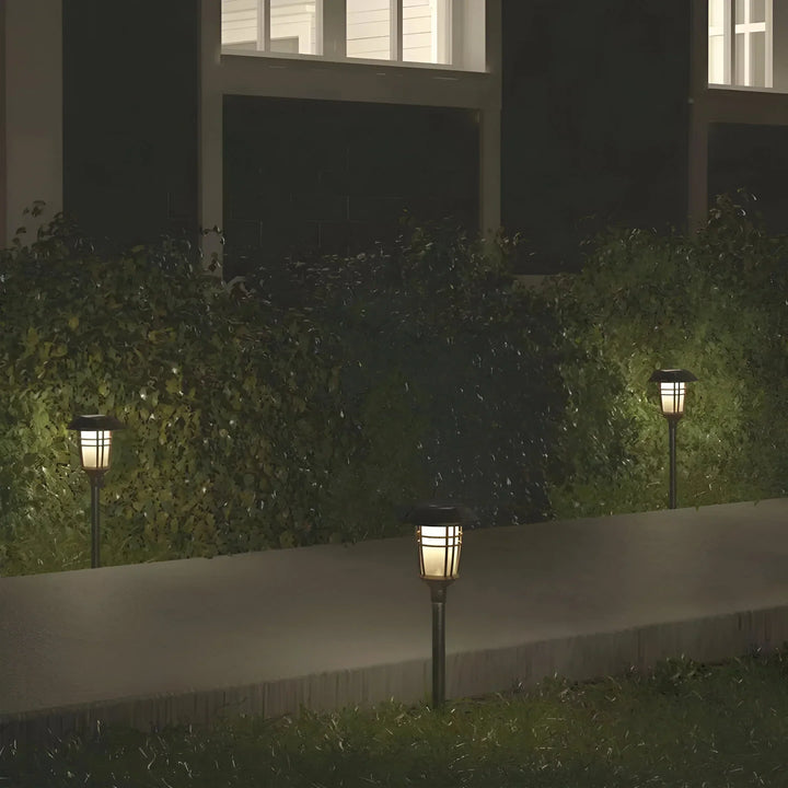 SolarGlow – Zestaw lamp ogrodowych solarnych (6 sztuk)