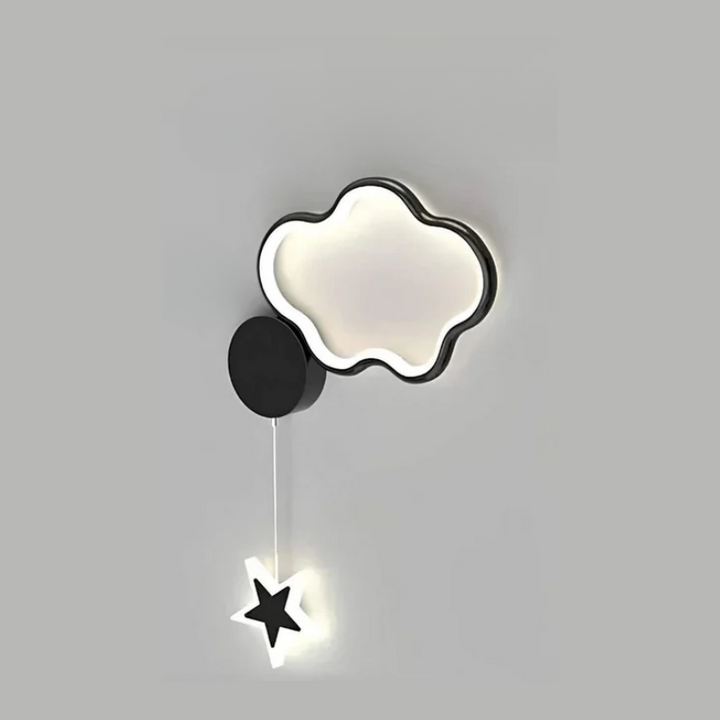 DreamLight | Magiczna Lampa Ścienna z Chmurami, Gwiazdami i Księżycem