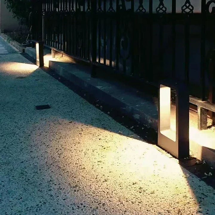 GardenGlow - Oświetlenie podłogowe LED do użytku na zewnątrz, odporne na warunki atmosferyczne, oświetlenie ścieżek ogrodowych i tarasów