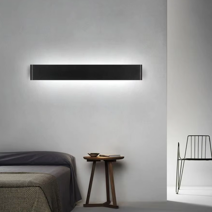Nordycka Lampa Ścienna LED - Nowoczesna Lampa Ścienna z Aluminium Szczotkowanego