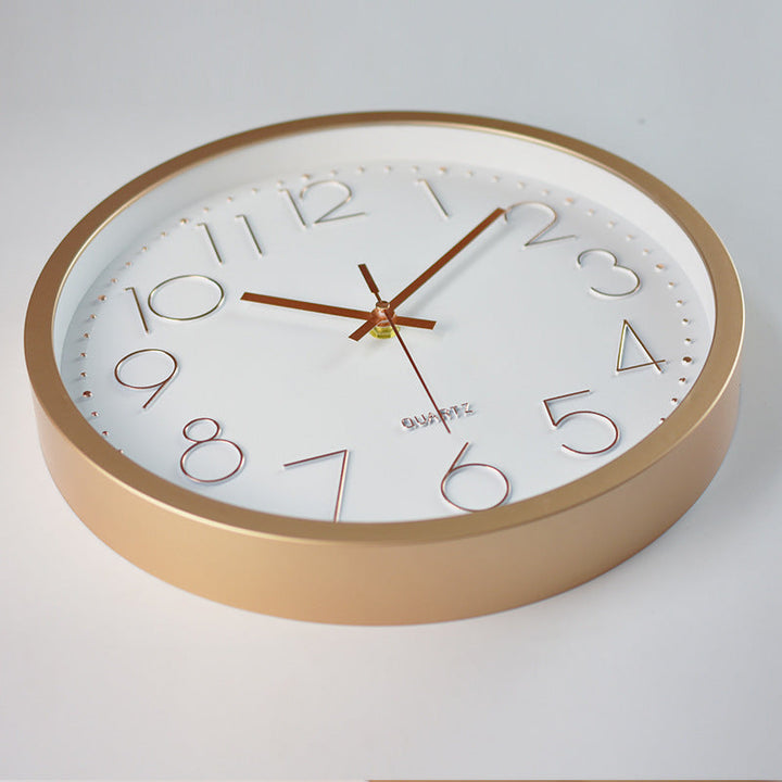 Prosty Design 3D Cichy Zegar Ścienny do Klasy 30 cm