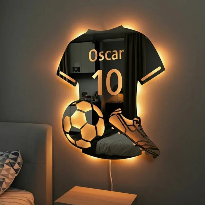 MirrorJersey | Regulowany sweter z LED-owym lustrem