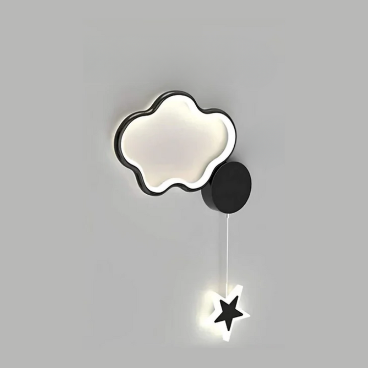 DreamLight | Magiczna Lampa Ścienna z Chmurami, Gwiazdami i Księżycem
