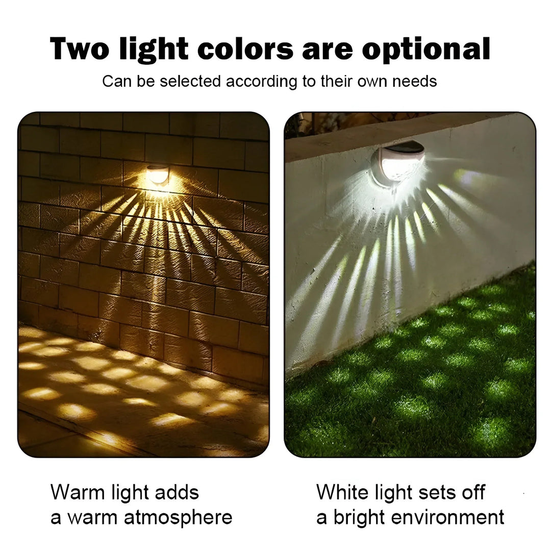 LumiWall – Słoneczna Lampa Ogrodowa na Ścianę
