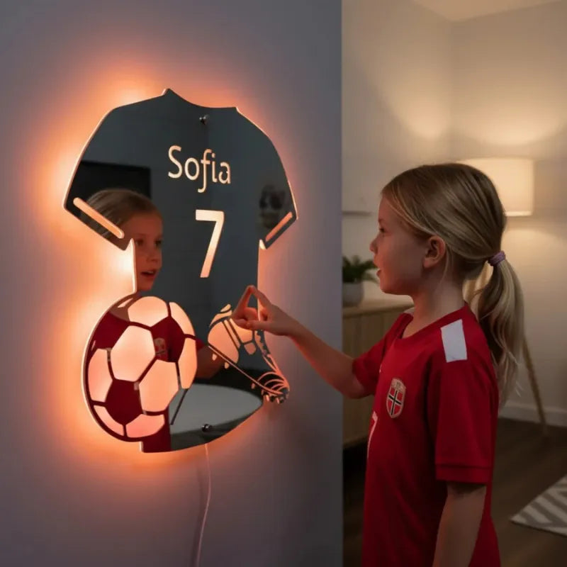 MirrorJersey | Regulowany sweter z LED-owym lustrem