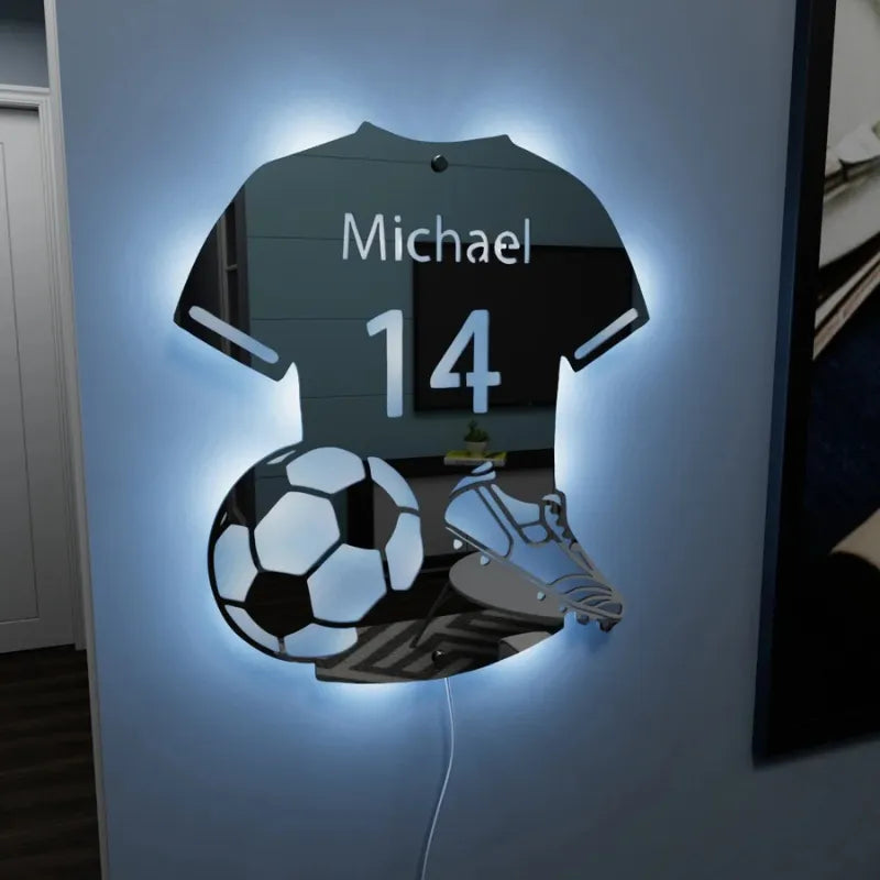 MirrorJersey | Regulowany sweter z LED-owym lustrem