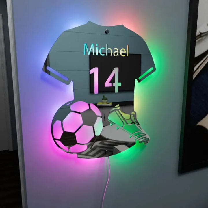 MirrorJersey | Regulowany sweter z LED-owym lustrem