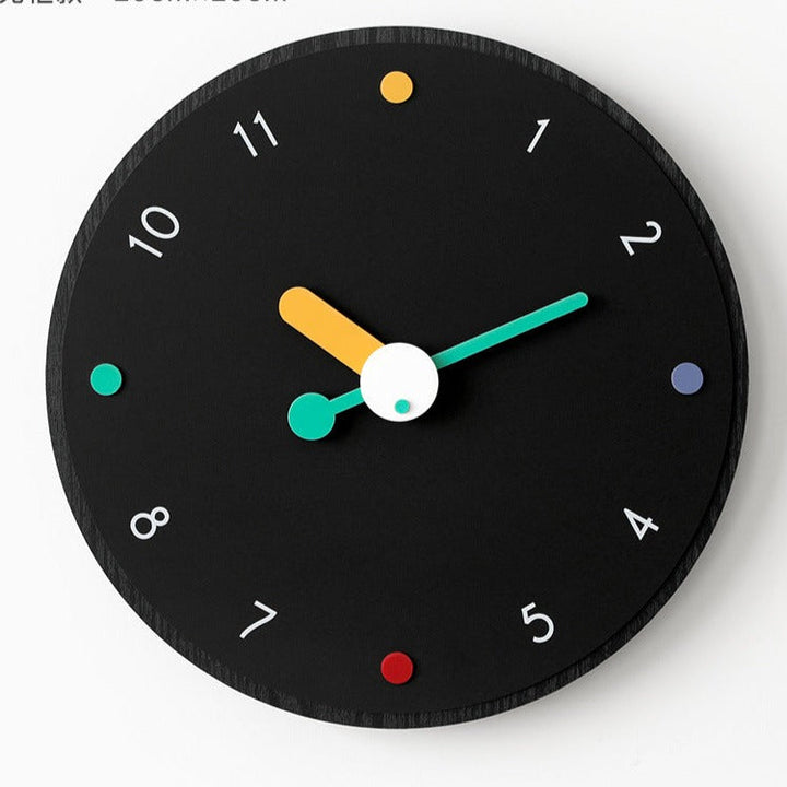 Artystyczny Minimalistyczny Cichy Zegar Ścienny