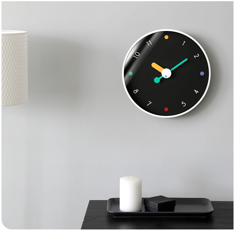 Artystyczny Minimalistyczny Cichy Zegar Ścienny