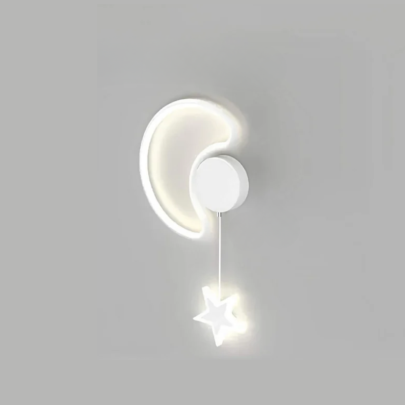 DreamLight | Magiczna Lampa Ścienna z Chmurami, Gwiazdami i Księżycem