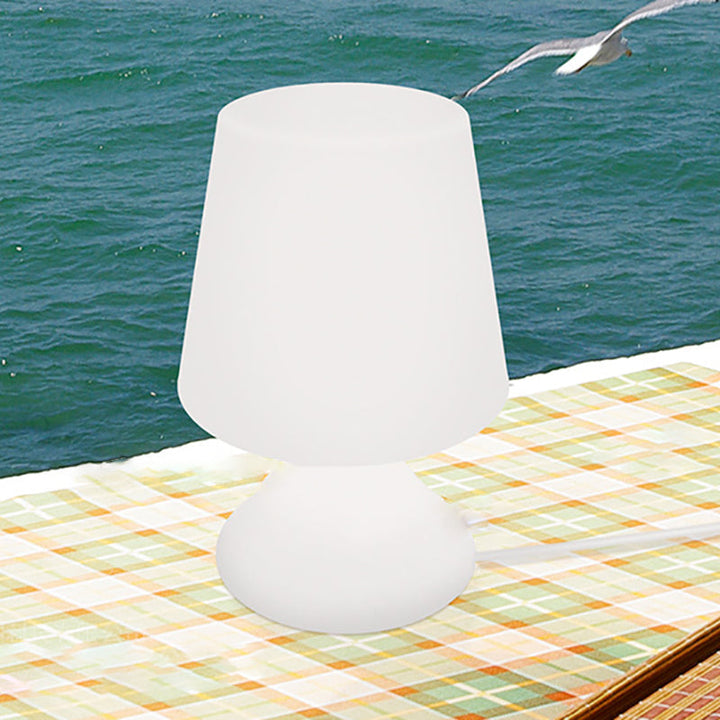 Nowoczesna minimalistyczna lampa stołowa LED w kształcie kubka PE z USB, nocna lampka do użytku na zewnątrz |