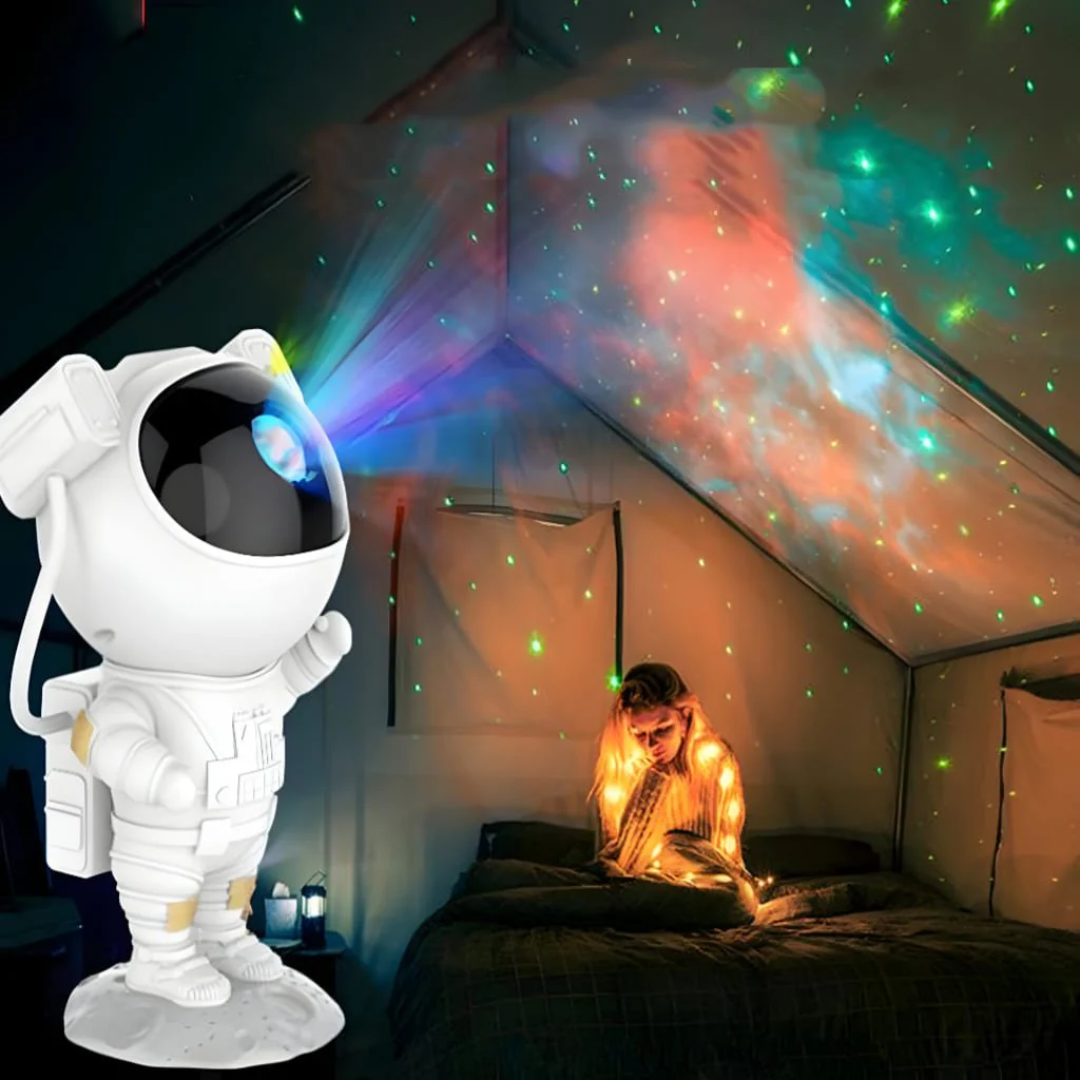 Astronauta Lampa Nocna w Kosmosie